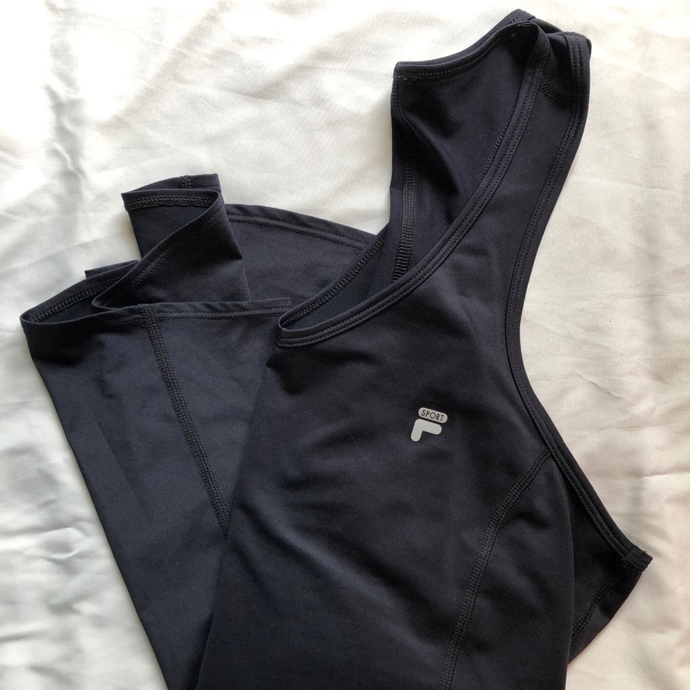 Fila Black Athletic Tank